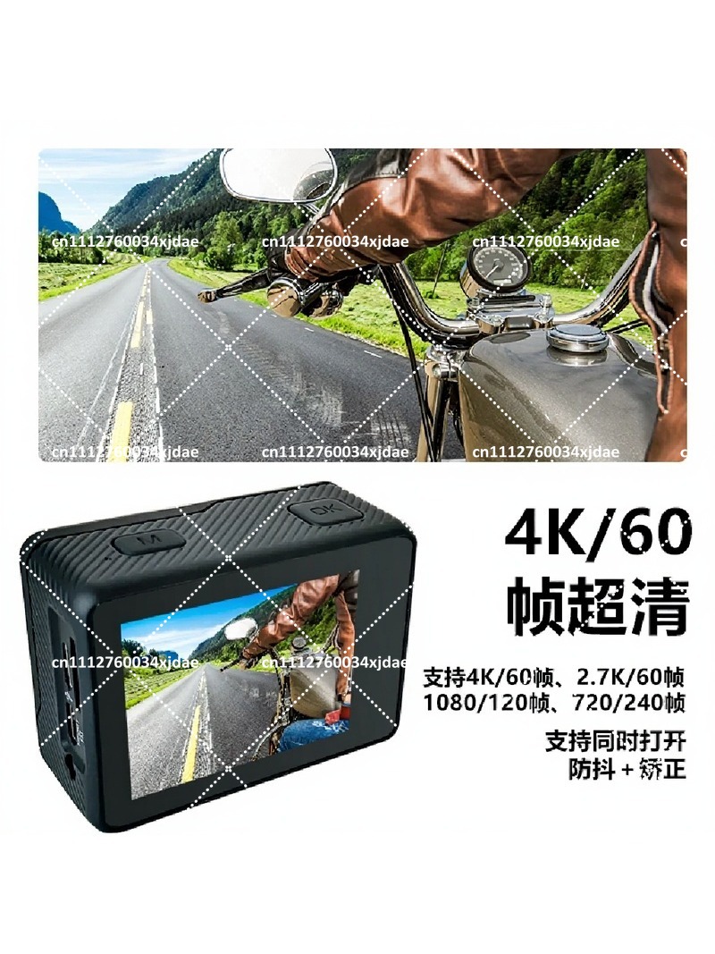 4K Aksiyon Kamerası 60FPS Çift - Outdoor Adventure Video incelemesi ve fiyatı
